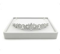 OHYANYAO Corona de Reina Decoración,Corona de Estrás Plateada para Novia y Boda,Tiara de Princesa,Diadema de Cumpleaños para Mujeres,Adecuada para Cumpleaños,Bodas,Fiestas