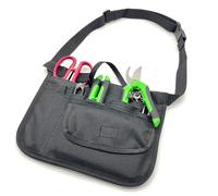 OHYER Delantal de Jardín Delantal de trabajo Oxford de tela Delantales de herramienta de Trabajo Lona con Bolsillos Delantal de Jardinería para el cuello ajustable corbatas delantal de jardinería