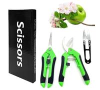 OHYER Tijera de jardín con Canal de savia Tijeras de podar pequeñas Corta Ramas árboles Serrucho Herramientas de Jardinería podadoras de bonsái Tijeras de derivación Flores Plantas de jardín (3)