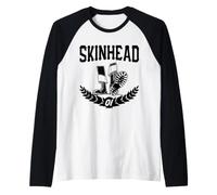 Oi Skinhead/Skinhead Rock and Roll/Punk Rock Camiseta Manga Raglan