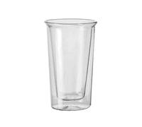oI3tU6y vasos de agua Vaso de doble pared sin tallo for bebidas frías y calientes, tazas café vidrio borosilicato transparente Accesorios de cocina(Grande)
