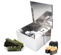 oiakus Caja de Secado de Algas Marinas, Recipiente de Algas con función de Secado, Lata de Sushi Nori de Acero Inoxidable para Barra de Sushi, Restaurante, Restaurante de Comida rápida, Snack Bar