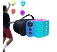 oiakus Luz de Entrenamiento de reacción, 4 Luces Equipo de Entrenamiento de Velocidad de reacción ágil, 4 Modos y 4 Color de luz, Mejorar la Velocidad, para el fútbol, el Boxeo, el Estado físico