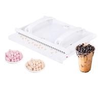 oiakus Máquina para Hacer Perlas De Tapioca, Máquina para Formar Perlas De Tapioca, con Raspador De Acero Inoxidable, 3-12mm DIY Pearl Maker Tool, para Tiendas De Té con Leche Cocinas Caseras