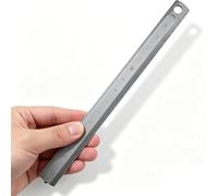 oiakus Regla Recta De Titanio De 16 Cm, Regla De Escala para Arquitectura E Ingeniería, Diseño con Escala a Doble Cara, con Bolas De Cerámica De Alta Dureza Integradas, para Estudiantes