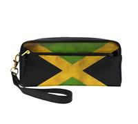 OIBNKCN Bolsa de maquillaje de viaje versátil con la bandera vieja de Jamaica, impresión de doble cara, organizador de cosméticos de piel sintética ultrasuave para mujeres, regalos del día de la madre