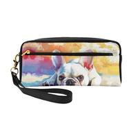 OIBNKCN Bolsa de maquillaje de viaje versátil para cachorros, impresión de doble cara, organizador de cosméticos de piel sintética ultrasuave para mujeres, regalos del día de la madre y agradecimiento