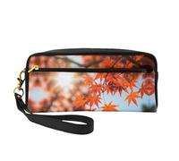 OIBNKCN Maple trees under the sunshine - Bolsa de maquillaje de viaje versátil, impresión de doble cara, organizador de cosméticos de piel sintética ultrasuave para mujeres, regalos del día de la
