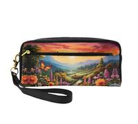 OIBNKCN Mysterious Wonderland - Bolsa de maquillaje de viaje versátil, impresión de doble cara, organizador de cosméticos de piel sintética ultrasuave para mujeres, regalos del día de la madre y