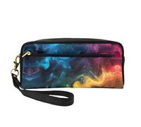 OIBNKCN Pulpo con azul (2) versátil bolsa de maquillaje de viaje, impresión de doble cara, organizador de cosméticos de piel sintética ultrasuave para mujeres, regalos del día de la madre y