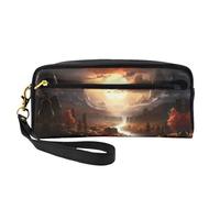 OIBNKCN The Antiguo Fairyland - Bolsa de maquillaje de viaje versátil, impresión de doble cara, organizador de cosméticos de piel sintética ultrasuave para mujeres, regalos del día de la madre y