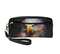 OIBNKCN The awe inspiring eagle versátil bolsa de maquillaje de viaje, impresión de doble cara, organizador de cosméticos de piel sintética ultrasuave para mujeres, regalos del día de la madre y