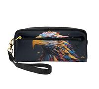 OIBNKCN The Colored Owl - Bolsa de maquillaje de viaje versátil, impresión de doble cara, organizador de cosméticos de piel sintética ultrasuave para mujeres, regalos del día de la madre y