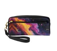 OIBNKCN The mysterious Rainbow Sky - Bolsa de maquillaje de viaje versátil, impresión de doble cara, organizador de cosméticos de piel sintética ultrasuave para mujeres, regalos del día de la madre y