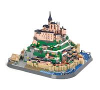 Oichy Bloques de construcción arquitectónicos modelo Mont Saint-Michel - Juego de construcción - Cajas de construcción creativas de renombre mundial para niños y niñas (1392 piezas)