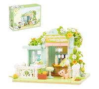 Oichy Sets de Construcción de Tienda de Bebidas Hermosas Construcciones Modulares de Casa en Árbol Juguetes de Construcción de Vista Callejera Sets de Bloques para Niños y Adultos (386 Piezas)