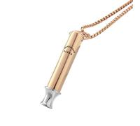 OIDEA Collar con Silbato de 528 Hz: Colgante de Acero Inoxidable para Terapia Sonora Meditación Reducción de Ansiedad - Regalo de Frecuencia de Amor para Hombres y Mujeres