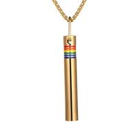 OIDEA Collar Orgullo Meditación Respiración: Colgante Silbato Silencioso de Descompresión Ansiedad Ansiolítico para Hombre y Mujer de Acero Inoxidable Hipoalergénico - Para Alivio Diario de Ansiedad