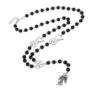 OIDEA Collar Satanás para Hombre y Mujer Gargantilla Religiosa Cabra Méndez con Cuentas Aleaciones Hipoalergénico Para el Bautismo Sacramental