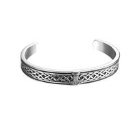 OIDEA Pulsera Martillo Thor Hombre: Brazalete Vikingo Nórdico para Caballero Noruega Acero Inoxidable Hipoalergénico Plata - Para Uso Diario Ocio Regalos