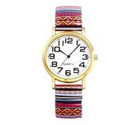 OIDEA Reloj Bohemio Elástica Mujer: Relojes de Cuarzo Analógico Redondo Correa Elástica de Acero Inoxidable Esfera Escala de Numérica Arábigos Grande Fácil de Leer - para Ocio Negocios Regalos
