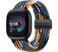 Oielai Trenzado Band Compatible con Correa Fitbit Versa 4, Correas Versa 3, Cinta Deportiva de Nailon Suave con Cierre Magnético para Fitbit Sense 2, Sense para Hombres Mujeres, Colorido
