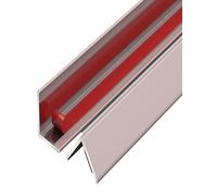 OIEWRYZLE Protector de Esquinas de aleación de Aluminio Reforzado | Perfil en L for Esquinas de Pared | Fácil instalación (1 Unidad)(Rose Gold)