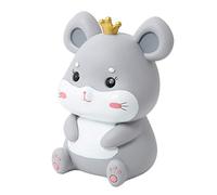 OIFAODAO Ahorro de Dinero., Alcancía Lavable y a Prueba de caídas for niños niñas en casa Que Pueden Guardar Sacar Cambio(Grey,L)