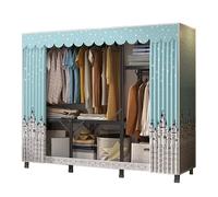 OIFAODAO, Armario de Tela,Armarios for Dormitorio, con Barra for Colgar, Simple,Organizador para,Zapatos,Bolsos,Sala Estar,Dormitorio,Guardarropa ，Armario portátil(80x45x160cm)