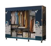 OIFAODAO, Armario de Tela,Armarios for Dormitorio, con Barra for Colgar, Simple,Organizador para,Zapatos,Bolsos,Sala Estar,Dormitorio,Guardarropa ，Armario portátil(150x45x168cm)