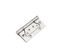 OIFAODAO, Bisagras plegables de acero inoxidable, 10 Uds., tono plateado, herrajes for muebles for el hogar, bisagra de puerta,Bisagras para puertas de estilo europeo