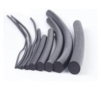 OIFAODAO Cinta de Espuma de Silicona, Tira de Sellado Goma Silicona Espuma Redonda 10/20M(20m Dia 8Mm)