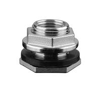 OIFAODAO, Conector de grifo, 1/2" 3/4" 1" 1-1/4" 1-1/2" 2" Rosca hembra BSP, Tubería SUS304 Tuerca montaje giratoria con llave suelta única unión del tanque agua ，Accesorios de latón(1)