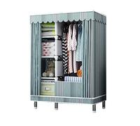 OIFAODAO, Creatividad Ensamblar Perchas de Tela Caja Almacenamiento partición Armario casa Abierta Estable ，Armario portátil(172 * 85 * 45CM)