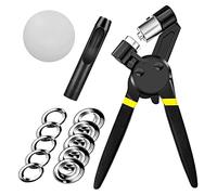 OIFAODAO El Ganado Tiene oídos, Kit de Herramientas for Ojales 3/8 Pulgada, alicates perforadores manuales, máquina Manual for Tipo Mini con 300