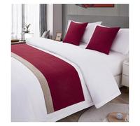 OIFAODAO Faldón de Cama, Caminos de Cama Grises, Bufandas Bicolor, Colcha, Bufanda Hotel, Ropa, Toalla, Lujo(F,50 * 50cm(with Core))