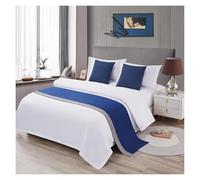 OIFAODAO Faldón de Cama, Caminos de Cama Grises, Bufandas Bicolor, Colcha, Bufanda Hotel, Ropa, Toalla, Lujo(H,50 * 50cm(with Core))