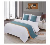 OIFAODAO Faldón de Cama, Caminos de Cama Grises, Bufandas Bicolor, Colcha, Bufanda Hotel, Ropa, Toalla, Lujo(D,50 * 50cm(No Core))