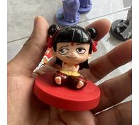 OIFAODAO Figurita de Nezha, Figura Nezha, Ao Bing, Taiyi Zhenren, Adornos Decorativos de muñecas Guang,B(B)