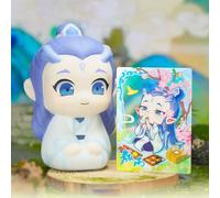 OIFAODAO Figurita de Nezha, Muñeca Nezha Pinch, Adornos Decorativos de Escritorio en versión Q, Embalaje Caja Color, Ne zha(Ao Bing)