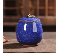 OIFAODAO, Frascos De Almacenamiento Cerámica Creativa 170 Ml Con Tapa Estilo Chino Vintage, for La Decoración Del Comedor Cocina Hogar,A ，Bote para té(A)