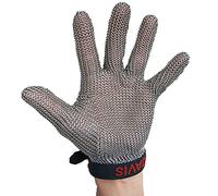 OIFAODAO Guantes de corte., Guantes anticorte de acero inoxidable, resistentes a cortes, for taller mecánico, reparador, sastre, carpintero, seguridad laboral, guantes malla(1pcs/XL)