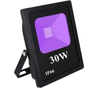 OIFAODAO Luz de inundación LED IP66 Bombillas de luz negra que brillan en la oscuridad Fiesta for fiesta Cumpleaños Boda Iluminación de escenario for jardín, patio trasero, garaje, puerta(80w)