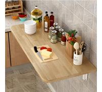 OIFAODAO Mesa Plegable en Pared, Banco de Trabajo Plegable con compuerta Cierre Suave, Ideal for Oficina, Comedor, lavandería, Cocina y Bar(80x45 cm/31.5x17.7 Inches)