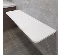 OIFAODAO Mesa Plegable en Pared, Escritorios de Pared for Espacios pequeños, for Apartamentos, Estudios, dormitorios y cocinas(White,50x25cm19.7x9.8in)
