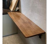 OIFAODAO Mesa Plegable en Pared, Mesa de Carnicero Plegable, Banco Trabajo, Mesa Estudio(80x30cm/31.5x11.8 Inches)