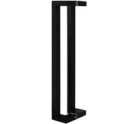 OIFAODAO Puerta de vidrio, Manija de puerta acero inoxidable con sistema push-pull for vidrio, acabado negro mate, 5 tamaños, herrajes for manijas(Length 1200mm/47.2inch)