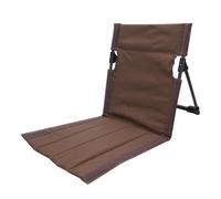 OIFAODAO Taburete de Camping, Taburete de Camping Plegable, Resistente, con Bolsa Almacenamiento, sillas Playa portátiles for Adultos(Coffee)