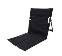 OIFAODAO Taburete de Camping, Taburete de Camping Plegable, Resistente, con Bolsa Almacenamiento, sillas Playa portátiles for Adultos(Black)