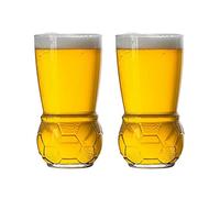 OIFAODAO, Vaso de pinta personalizado, taza cerveza, vasos, con forma fútbol, tazas barril, bebida jugo trigo, agua for el hogar,Vasos de cerveza